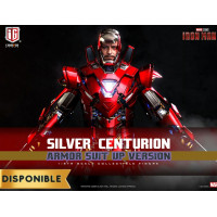 Iron Man 3 - Iron Man Silver Centurion (Armor Suit Up Version)