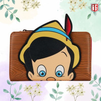 Disney Pinocchio - Pinocchio Peeking Flap Wallet