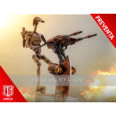 (PREVENTA) Star Wars: The Mandalorian and Grogu - Battle Droid & STAP
