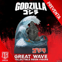 (PREVENTA) Godzilla - Great Wave Godzilla with Dunny