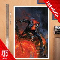 (PREVENTA) Marvel - Ghost Rider Giclée on Paper Unframed 16 x 24