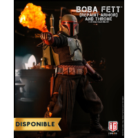 The Mandalorian - Boba Fett (Repaint Armor) And Throne