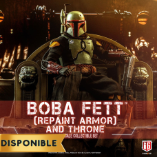 The Mandalorian - Boba Fett (Repaint Armor Special Edition) And Throne