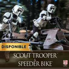 Star Wars Episode Vl Return Of The Jedi - Scout Trooper & Speeder Bike