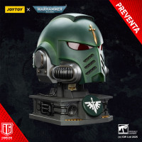 (PREVENTA) Warhammer 4k - Dark Angels Mkx Helmet & Display Stand (PREVENTA) Warhammer 4k - Dark Angels Mkx Helmet & Display Stand