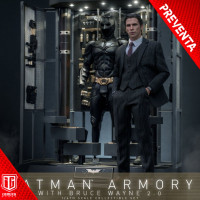 (PREVENTA) The Dark Knight - Batman Armory With Bruce Wayne (2.0)