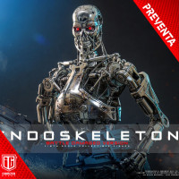 (PREVENTA) Terminator 2 Judgment Day - Endoskeleton (Battle Damaged Version) (DieCast)