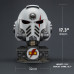 (PREVENTA) Warhammer 40,000 - White Scars Mkx Helmet & Display Stand (PREVENTA) Warhammer 40,000 - White Scars Mkx Helmet & Display Stand