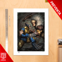 (PREVENTA) Wolverine #1 (2024) (Written By Saladin Ahmed) - Wolverine Vs Sabretooth