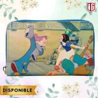 Snow White Scenes Zip-Around Wallet