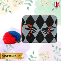 Loungefly Dc - Birds Of Prey (Harley Quinn Eyes) Zip Around Wallet