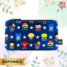 Justice League Chibi Characters Cosmetic Bag/Coin