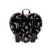 Valfre Double Heart Backpack Mini Double Strap Shoulder Bag Purse