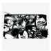 Kingdom Hearts Monochromatique Cosmetic Bag/Coin