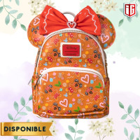 Ginger Bread Mickey And Minnie Backpack Mini And Headband Set  