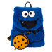 Sesame Street - Cookie Monster Plush Cosplay Backpack Mini With Coin Bag