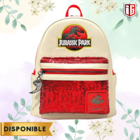 Jurassic Park Red Sequin Backpack Mini