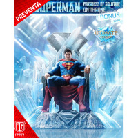 (PREVENTA) Superman (Comics) - Superman Fortress Of Solitude On Throne (Desing by Gabriele Dell'Otto) (Bonus Version)