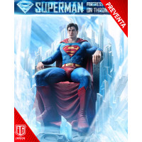 (PREVENTA) Superman (Comics) - Superman Fortress Of Solitude On Throne (Desing by Gabriele Dell'Otto)