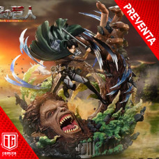 (PREVENTA) Tv Anime Attack On Titan - Levi Vs Beast Titan