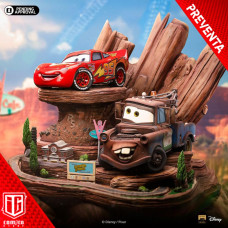 (PREVENTA) Disney Cars -  Lightning McQueen & Tow Mater (Deluxe)